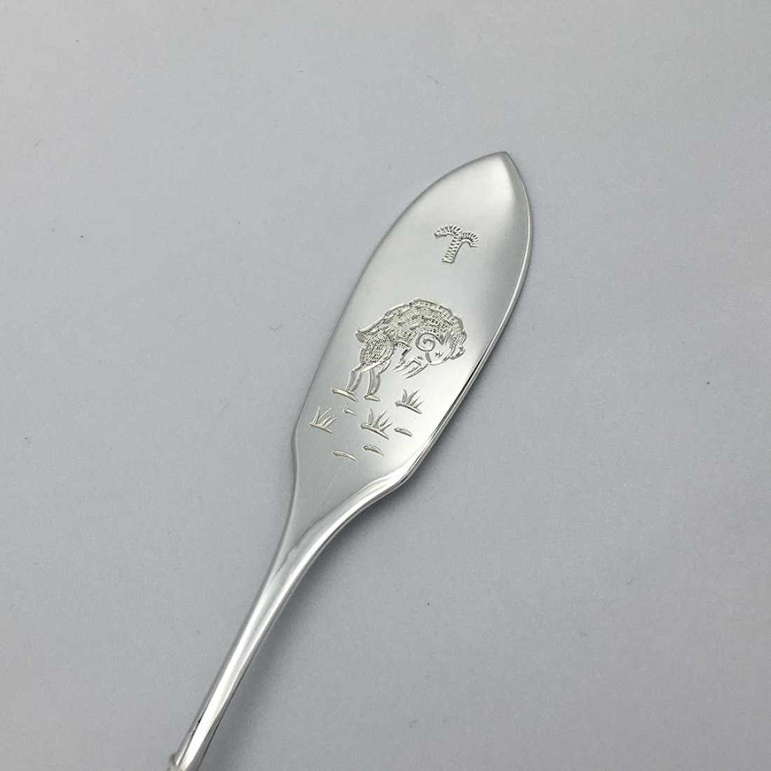 Чайна срібна ложка зодіак «Овен» (12202020) 