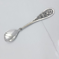 Серебряная кофейная ложка «Полянка» (8100082)