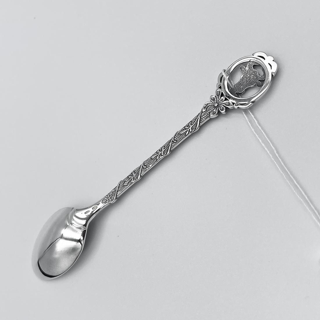 Срібна ложка знак зодіаку «Телець» (8100532t)