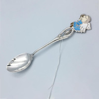 Серебряная чайная ложка «Ангелок» (8110033b)