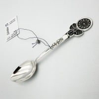 Кавова срібна ложка «Годинник» (824045)