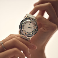Женские серебряные часы 36 корпус (7110025)
